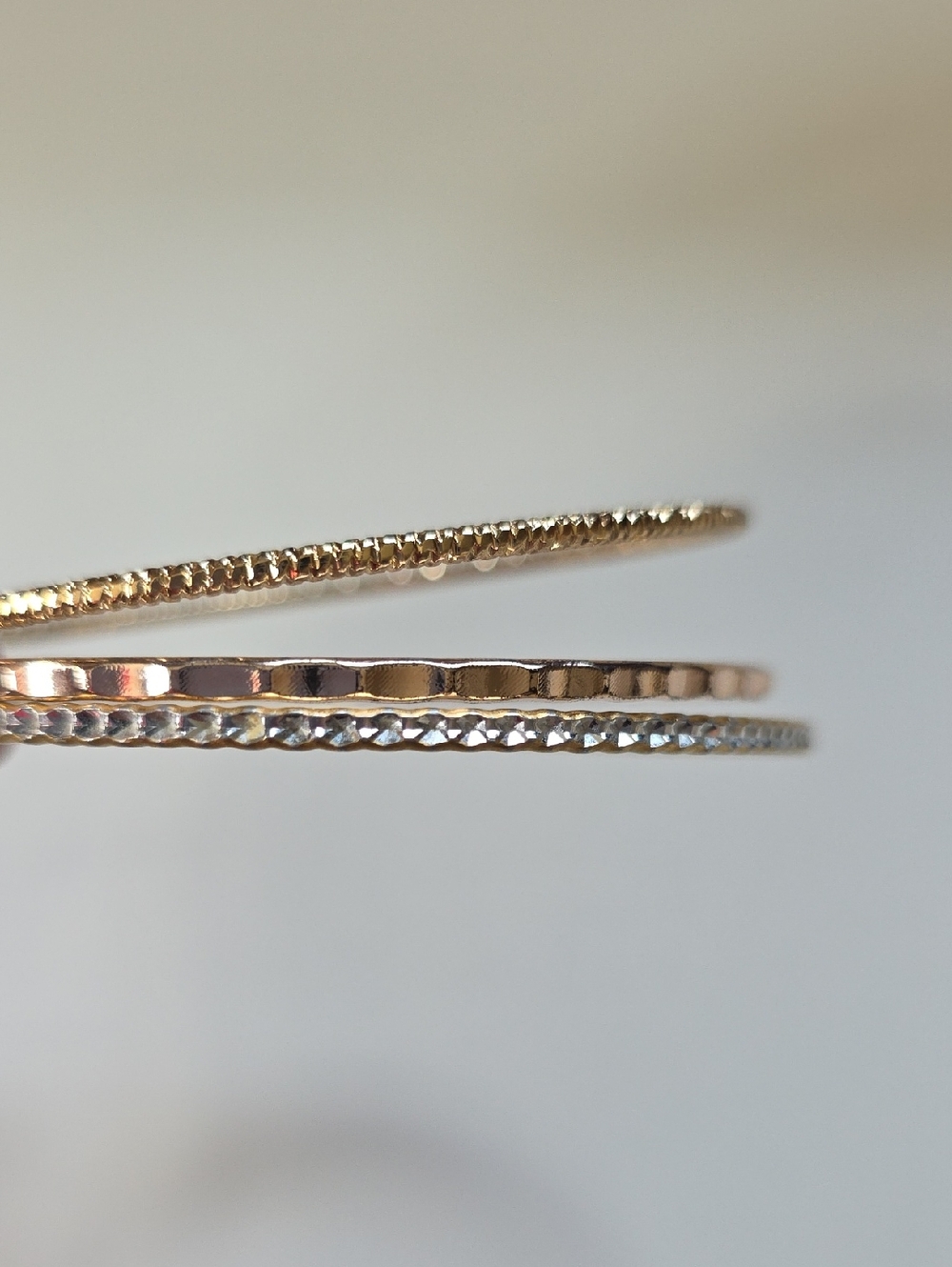 Gold Tone Multi-Stack Bangle Bracelet Set - Picture 2 of 6
